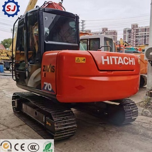 Mini-excavatrice Hitachi ZX70 d'occasion, 7 tonnes, design compact pour la construction urbaine et les accès restreints, modèles ZX35U et ZX55U - Product Image 5
