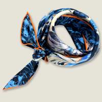 Écharpe en twill de soie tissée à la main, motif marbré rose, élégante et tendance, design personnalisé disponible
