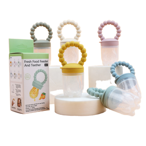 Chupete de bebé de silicona de grado alimenticio personalizado al por mayor, pezón sin BPA para alimentos frescos para bebés de 0 a 12 meses - Product Image 1