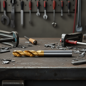 Foret hélicoïdal HSS-Co 2,1 mm, revêtement TiN, auto-centrant pour le perçage du métal - Product Image 3