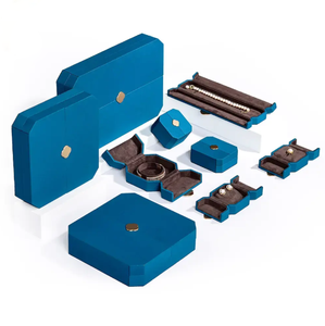 Custom Logo Magnetic Double Door <b>Ring</b> Jewelry Box Valentine's Day Luxury Necklace Earring Gift Box Packaging Wedding Favor - Product Image 6