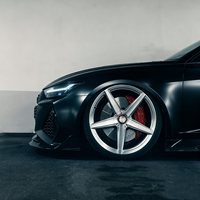 Rines de Aleación Forjados Personalizados SL 19-26 Pulgadas 21x9.5 22x12.5 23x11 5x112 5x120 Plateados de 5 Radios para Audi A6 S6 RS6