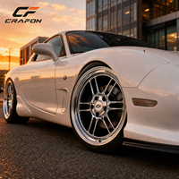 Jantes sport JDM forgées monobloc légères CF FIT pour FD3S FC3S Rotary Performance 5x114.3 67.1 PCD ODM