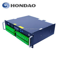 Amplificador Óptico EDFA WDM IP de 32 Puertos, Alta Potencia, Múltiples Salidas, FTTH, FTTx, CATV, Red PON, Configuración Personalizada HONDAO