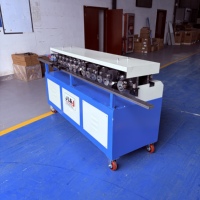 Machine de formage de brides de conduits HVAC JLKJ TDF-12/TDF-15, acier galvanisé 1,5 mm, 220V/380V, machine de fabrication de conduits