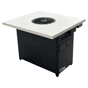 Mesa de Parrilla Coreana para Barbacoa sin Humo con Superficie de Mármol y Purificación de Aire Autolimpiante, No Requiere Ducto de Extracción, Uso Comercial - Product Image 6