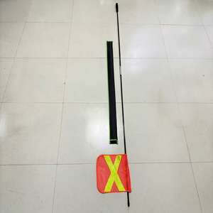 Nueva Bandera de Arena de Seguridad Fieryred de 4m con Mástil de Fibra de Vidrio para Desierto Simpson, Resorte Reforzado y Desconexión Rápida - Product Image 1