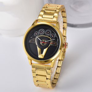 Montre à quartz personnalisée OEM/ODM pour homme, unisexe, luxe, 40 mm, boîtier en alliage, bracelet en cuir, cristal, sport, résistante à l'eau - Product Image 4
