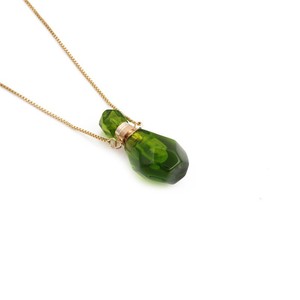 <span class=keywords><strong>Mini</strong></span> Collar con Botella de Perfume de Cristal, Collar con Colgante de Botella de Perfume en Forma de Llama - Product Image 6