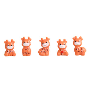 Lanshuo - Juego de Adornos de Resina de Ciervo de Dibujos Animados en Miniatura 3D para Manualidades, Adornos de Escritorio, Accesorios de Resina Epoxi Plástica - Product Image 5