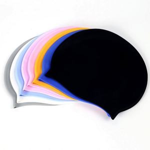 Bonnet de bain en silicone pour adultes en gros - Impression personnalisée, 8 couleurs, unisexe, pratique - Product Image 1