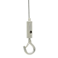Système de suspension réglable pour câbles d'éclairage LED – Accessoires de fixation confortables et sécurisés en câble de cuivre et d'acier