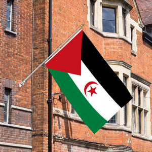 Vente en gros 3x5ft La <span class=keywords><strong>République</strong></span> <span class=keywords><strong>arabe</strong></span> sahraouie démocratique drapeaux polyester Personnaliser toutes les nations expédition rapide Fournisseur fiable - Product Image 6