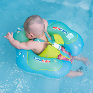Bouée gonflable pour bébé SWIMBOBO 2022, prix d'usine, bleue, plusieurs airbags, flotteur de taille pour enfant - Product Image 2