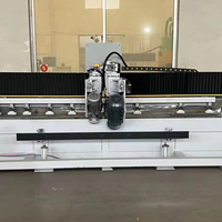 Machine de polissage et d'affûtage de scies à chanfreiner à 45 degrés ZEUS pour granit/marbre/quartz/porcelaine/pierre avec commande PLC et roulement de moteur