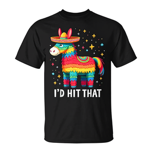 T-shirt mexicain « I'd Hit That Pinata Cinco De Mayo » - Product Image 2