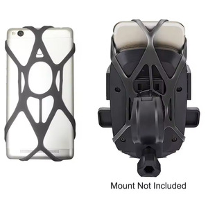 Support de téléphone en silicone pour vélo, housse de protection souple, accessoire de cyclisme en plein air - Product Image 4