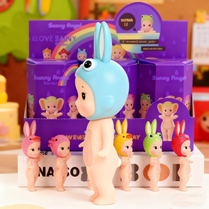 Mini figurine d'action en PVC pour bébé, ensemble de poupées à manivelle, boîte à surprises de mode, cadeau d'amour pour la Saint-Valentin - Product Image 4