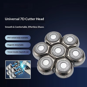 CITICITY IPX7 Seven-blade Tip Replacement razor Head Rechargeable <b>Men's</b> Electric Shaver Electric Shavers for <b>Men</b> - Product Image 2