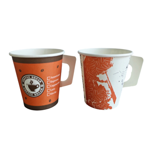 Vaso de Papel Blanco Desechable Personalizable de EAU/EE. UU., con Tapa Antiescaldante para Bebidas Calientes y Frías, Ideal para Café, Leche y Té - Product Image 2