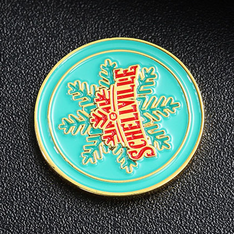 Monete sfida ornamenti natalizi