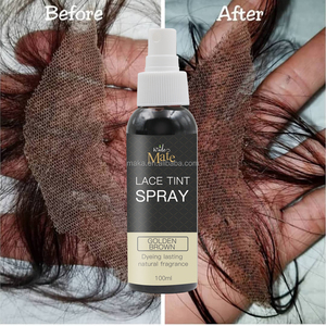 <span class=keywords><strong>Spray</strong></span> teinté pour dentelle de perruque en marque privée et teinture de dentelle en gros avec étiquette personnalisée - Product Image 1
