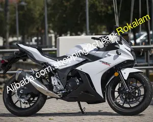 מעטפת לסוזוקי GSX250R 2017 2018 GSX 250 GSX250 R 17 18 GSX 250R Sportbike מבריק לבן שחור ABS Fairing ערכת