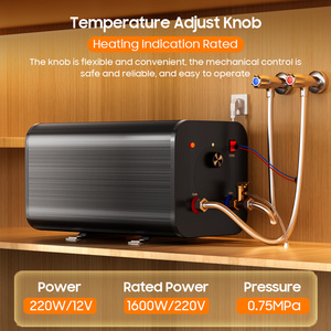 Chauffe-eau électrique OEM double tension DC 12V/AC 220V pour camping-car, réservoir émaillé 10L-30L, classe A, IPX4, CE - Product Image 3
