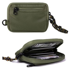 กระเป๋าสตางค์ขนาดเล็กแบบพกพาทนทาน ทำจากโพลีเอสเตอร์ มีซิป - Product Image 1