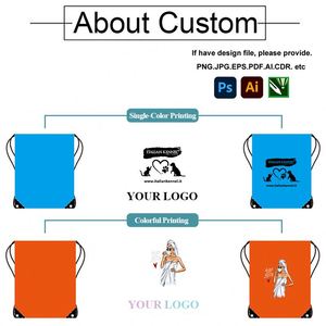 Wholesale Customized Draw <b>String</b> Sports Backpack Gym <b>Bag</b> Custom Logo Polyester Nylon Shop Promotional Fitness Drawstring <b>Bags</b> - Product Image 3