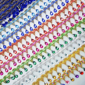 3,5 cm hecho a mano DIY Mini moneda diseño trenza ajuste oro plata trenzado lentejuelas láser campana borla encaje - Product Image 1