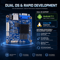 Mini PC sans ventilateur, mini PC industriel embarqué Android, carte mère d'ordinateur, carte mère RK3218 quad-core Cortex-A7 avec processeur