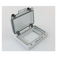 Boîtier de protection pour boîte de distribution d'énergie portable WNZJ CZ-06 IP67, interrupteur industriel 6 voies, protection des contacts, capot de fenêtre, boîtier de jonction MCB