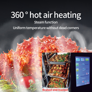 Forno a vapore commerciale a 20 strati per arrostire pollo, anatra e maiale da latte, adatto per ristoranti, ecc., Versione con bottone a manopola - Product Image 3