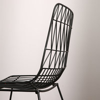 Meuble de salon au Design moderne avec fil métallique, chaise, vente en gros,