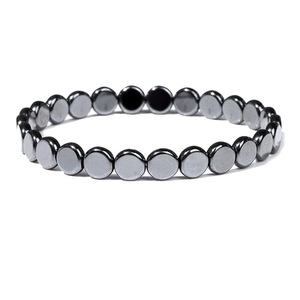 Bracciale in <span class=keywords><strong>Ematite</strong></span> per Uomo, Recupera la Tua Sicurezza, Pietra <span class=keywords><strong>Naturale</strong></span> di <span class=keywords><strong>Ematite</strong></span>, Bracciale Elastico con Perline, Regalo Ispirazionale e Curativo - Product Image 4
