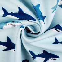 Sudadera con capucha y pantalones deportivos de tejido de punto estampado en bambú y elastano para ropa de descanso, producción de fábrica para marcas.