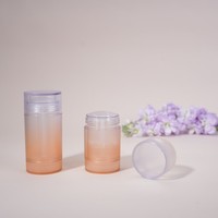 Tubo de Plástico Personalizado con Acabado Mate Suave al Tacto, de 15ml, 30ml, 40ml, 50ml y 75ml, para Reparación, Rotación, Antitranspirante y Desodorante en Barra