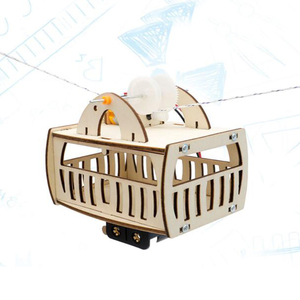Kreatives Modell Elektrische Sightseeing-Seilbahn Modell Kit Kletterseil Walking Hänge korb Technologie kleine Produktion DIY - Product Image 4