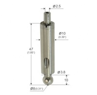 Livraison rapide - Support de câble pour lampes suspendues LED en cuivre Changyi, pince pour câble métallique, taille L