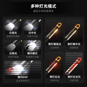 ไฟฉายอลูมิเนียมอัลลอยด์ 30W LED แบบชาร์จไฟได้ ปรับซูมได้ สำหรับใช้งานกลางแจ้ง - Product Image 3