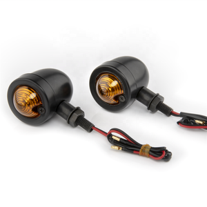10MM 12V 5W motocicleta Mini bala intermitente ámbar indicador de señal de vuelta de luz para Cafe <span class=keywords><strong>Racer</strong></span> - Product Image 6