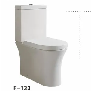 15 Jaar Oem/Odm Ervaring Fabriek S-Trap Glasachtige Sifon Jet Spoeling Langwerpige Vloer Gemonteerde Badkamer Witte Toiletpot