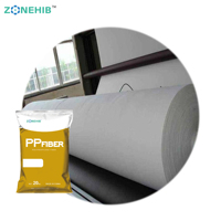 Polypropylène 12 mm pp Micro fibres PP fibre pour la construction
