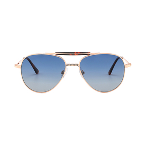 Gafas de Sol de Piloto con Montura Completa, Lentes Degradadas Marrones, 100% Protección UV, Unisex, para Adultos, Uso en Exteriores - Product Image 6