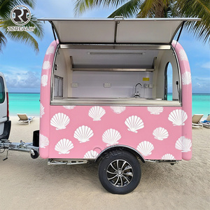 2025 Black Length Snack <strong>Food</strong> <strong>Trailer</strong> for Street Business Fully Equipped Restaurant <strong>Food</strong> <strong>Trailer</strong> - Product Image 4