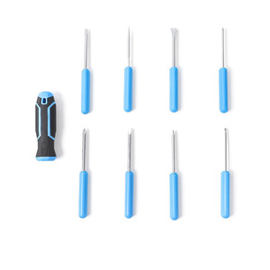Multi-Bit <b>Screwdriver</b> Set Industrial Grade Cross Phillips Bit Anti-Slip Handle Polished Finish Interchangeable Bits 6 Pcs - Product Image 2