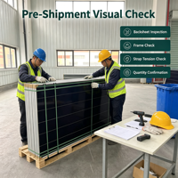 Panneau solaire photovoltaïque mono N type 550 720W, module PV étanche pour système de stockage d'énergie solaire hors réseau, maison, camping