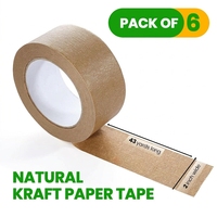 Ruban adhésif en papier kraft imprimé biodégradable avec logo personnalisé, pour emballages cadeaux et produits faits main, emballage esthétique