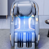 Fauteuil de massage intelligent 4D de luxe 2024 à gravité zéro, style moderne, massage des tissus profonds par inversion pour application corporelle